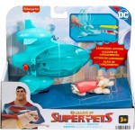 Mattel DC League of Super-pets Super Launch Krypto Figure and Invisible Jet Vehicle HGL17 / HGL18 194735051069