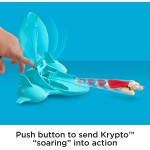 Mattel DC League of Super-pets Οχήματα Σούπερ Εκτόξευσης Super Launch Krypto Figure and Invisible Jet Vehicle HGL17 / HGL18 1947