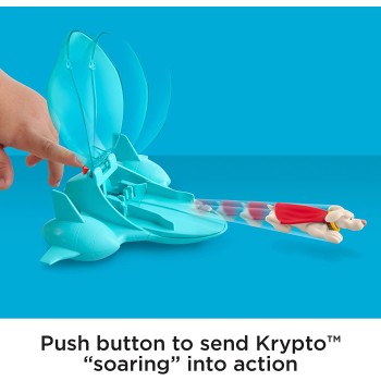 Mattel DC League of Super-pets Super Launch Krypto Figure and Invisible Jet Vehicle HGL17 / HGL18 194735051069