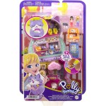 Mattel Polly Pocket Sushi Shop Cat Compact, Japanese Sushi-themed Playset With 2 Micro Dolls and 12 Accessories FRY35 / HCG21 19