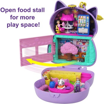 Mattel Polly Pocket Mini - Ο Κόσμος Της Σετάκια Polly Pocket Sushi Shop Cat Compact FRY35 / HCG21 194735009398