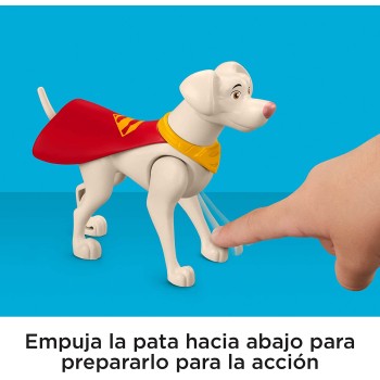 Mattel DC League of Super-pets Hero Punch Krypto Με Αξεσουάρ HGL08 / HGL12 194735051113