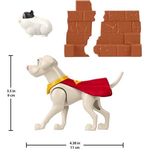 Mattel DC League of Super-pets Hero Punch Krypto Με Αξεσουάρ HGL08 / HGL12 194735051113