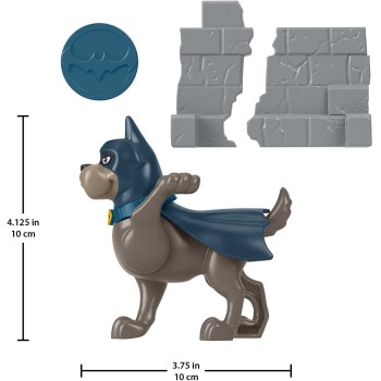 Mattel DC League of Super-pets Disk Launch Ace, Figure set With dog Character and Accessories HGL08 / HGL11 194735051304