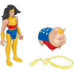 Mattel DC League of Super-pets Wonder Woman and PB, set 2 Poseable Figures With Accessory HGL01 / HGL04 194735051298