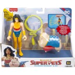 Mattel DC League of Super-pets Wonder Woman and PB, set 2 Poseable Figures With Accessory HGL01 / HGL04 194735051298