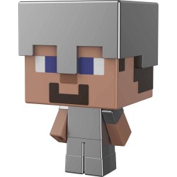 Mattel Minecraft - Mob Head Μινι Φιγουρες Iron Armor Steve HDV64 / HJF71 194735084579
