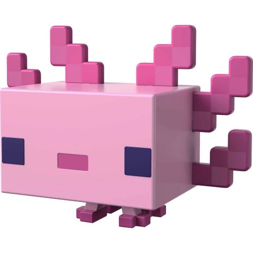 Mattel Minecraft - MOB Head Mini Figure Pink Axolotls HDV64 / HDV91 194735032754
