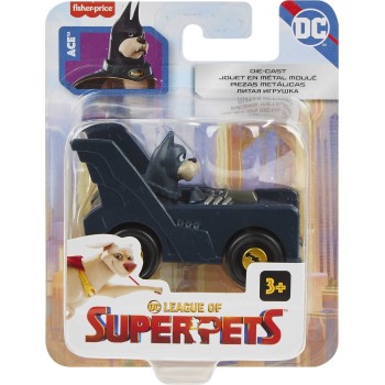Mattel Dc Super Pets - Pet Με Όχημα Ace HGL20 / HGL23 194735051199