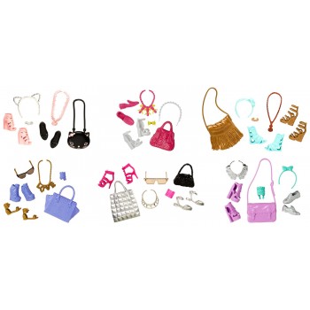 Mattel Barbie Παπούτσια / Αξεσουάρ (4 Σχέδια) CFX30 / ASST 887961060386