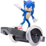 JAKKS PACIFIC Sonic The Hedgehog 2 Sonic Speed RC Vehicle, Includes 15Cm Sonic Figure JPA40924 192995409248