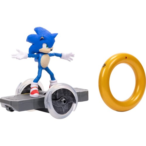 JAKKS PACIFIC Sonic The Hedgehog 2 Sonic Speed RC Vehicle, Includes 15Cm Sonic Figure JPA40924 192995409248
