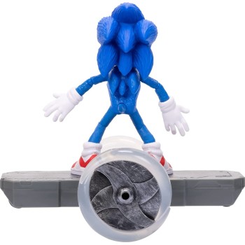 JAKKS PACIFIC Sonic The Hedgehog 2 Sonic Speed RC Vehicle, Includes 15Cm Sonic Figure JPA40924 192995409248