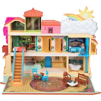 JAKKS PACIFIC Disney Encanto Feature Doll Gift Set, Madrigal Magical House Playset JPA21938 192995219380