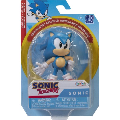 JAKKS PACIFIC Sonic The Hedgehog Action Figure 2.5 Inch Classic Sonic Collectible Toy 40687 192995406872