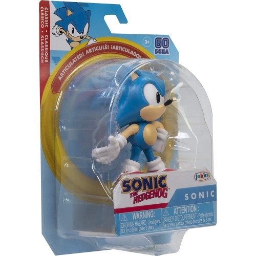 JAKKS PACIFIC Sonic The Hedgehog Action Figure 2.5 Inch Classic Sonic Collectible Toy 40687 192995406872