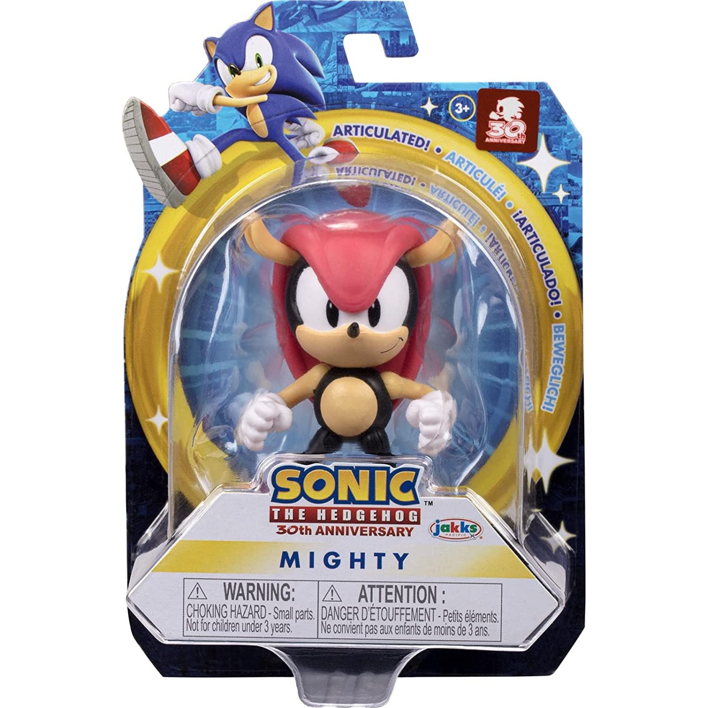 JAKKS PACIFIC Sonic The Hedgehog Articulated Figure 6.5 Cm Mighty ...