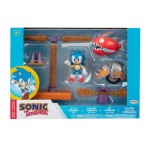 JAKKS PACIFIC Sonic The Hedgehog Διόραμα με 3 Φιγούρες 6.5εκ Sonic, Rhinobot και Chopper  JPA41442 192995414426