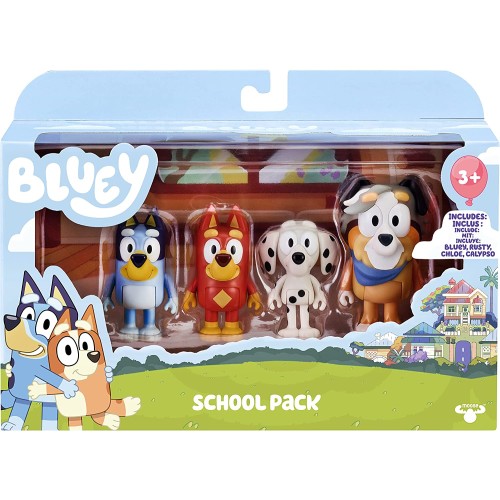Moose Toys Bluey Figure 4Pack Asst BLY09000 8056379137849