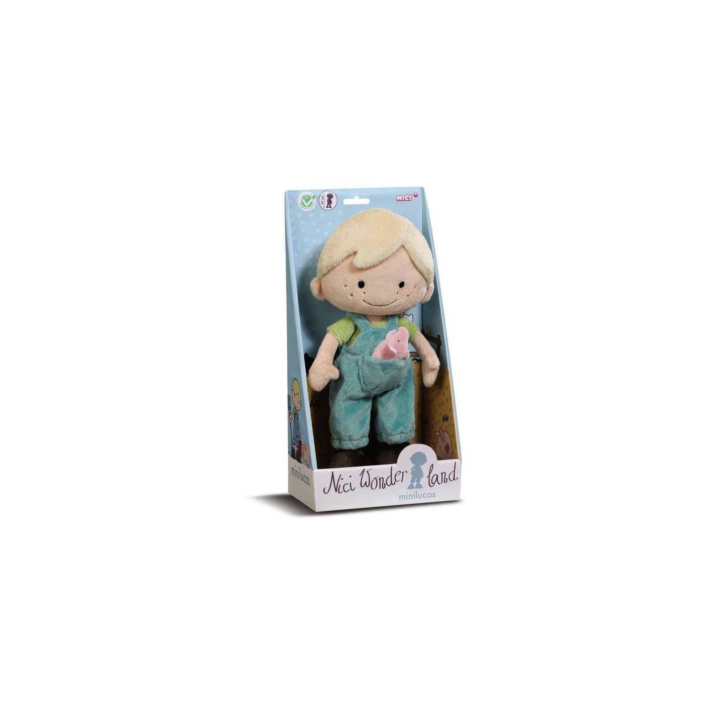 Nici Doll Minilukas 30cm Dangling Plush NICI37889 | Toys-shop.gr