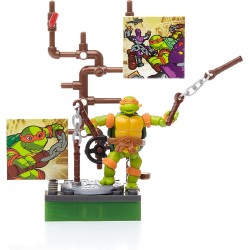 MEGA Teenage Mutant Ninja Turtles Collectors 1987 Classic Michaelangelo Figure DMW21 887961289060