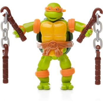 MEGA Teenage Mutant Ninja Turtles Collectors 1987 Classic Michaelangelo Figure DMW21 887961289060