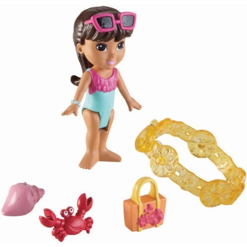 Mattel Ντορα Kαι Φιλες Μινι Φιγούρες - Beach Adventure Dora BHT05 887961049930