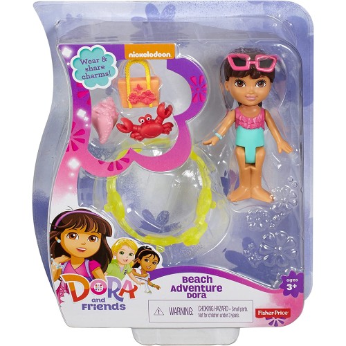 Mattel Ντορα Kαι Φιλες Μινι Φιγούρες - Beach Adventure Dora BHT05 887961049930