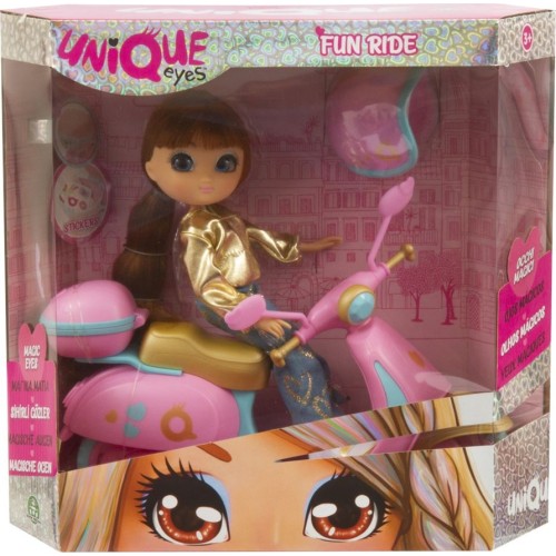 Giochi Preziosi Unique Eyes Fun Ride Doll With Scooter (3 Designs) MYM11000 8056379134770