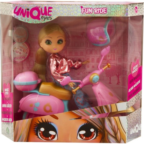 Giochi Preziosi Unique Eyes Fun Ride Doll With Scooter (3 Designs) MYM11000 8056379134770