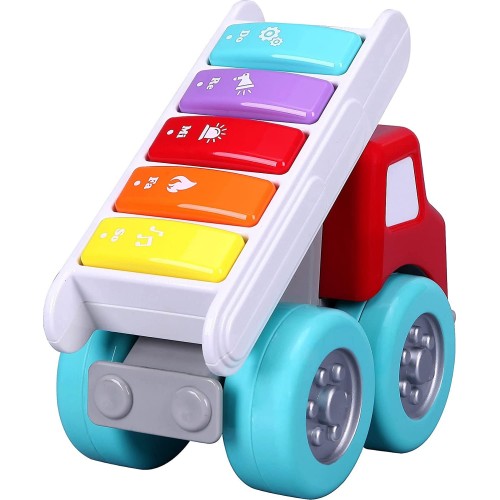 Bburago Bb Junior Πυροσβεστικό Όχημα με Πιάνο Drive N Rock Fire Truck With Keyboard 16/89033 4893998890335