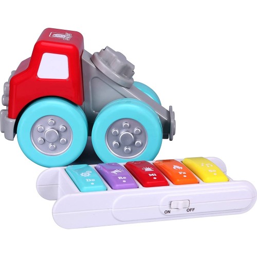 Bburago Bb Junior Πυροσβεστικό Όχημα με Πιάνο Drive N Rock Fire Truck With Keyboard 16/89033 4893998890335