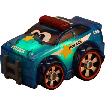 Bburago Bb Junior Push And Glow Police Car 89004 4893998890045