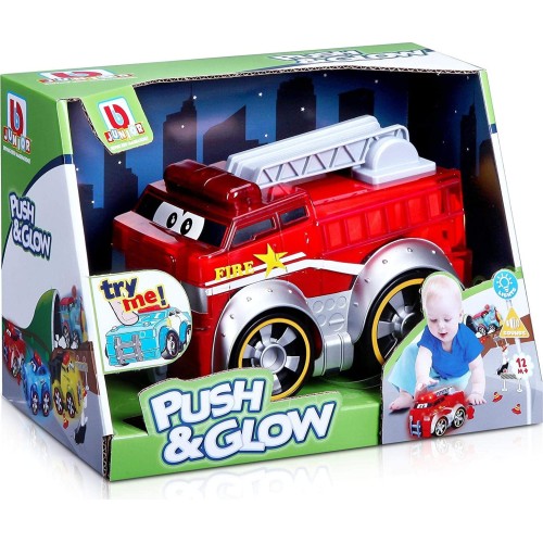 Bburago Bb Junior Πυροσβεστικό Όχημα Push And Glow Fire Truck 89006 4893998890069