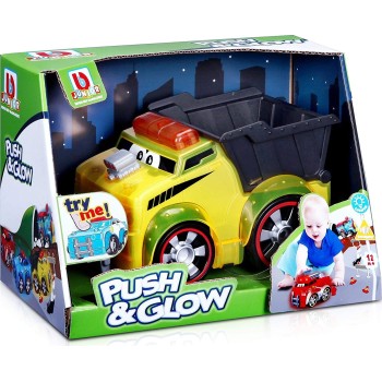 Bburago Bb Junior Φορτωτικό Όχημα Push And Glow Dump Truck 89007 4893998890076