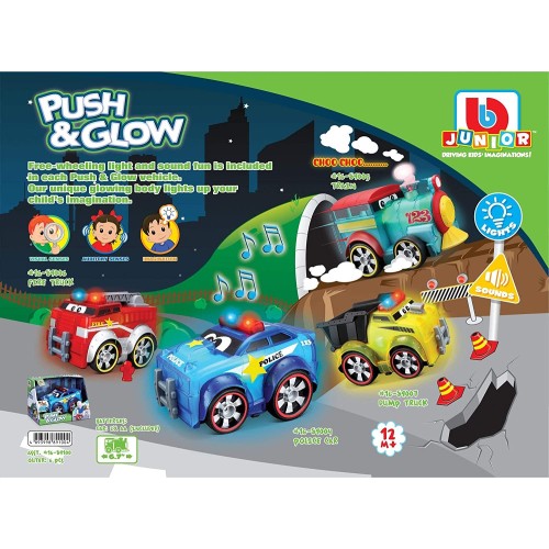 Bburago Bb Junior Φορτωτικό Όχημα Push And Glow Dump Truck 89007 4893998890076