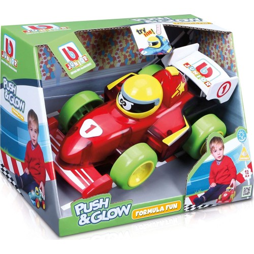 Bburago Push And Glow Formula Fun Toy Car With Light And Sound 89021 4893998890212