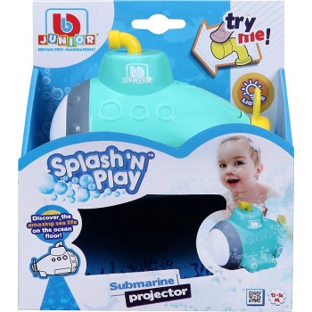Bburago b Junior Splash N Play Submarine Projector, Blue 16/89001 4893998890014