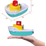 Bburago Bb Junior Βαρκούλα Μπάνιου Splash N Play Spraying Tugboat 16/89003 4893998890038