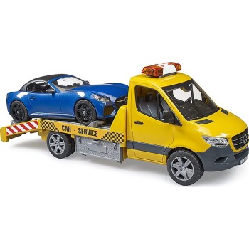 bruder Mercedes Benz Οδική Βοήθεια Mercedes Sprinter Και Αυτοκίνητο  02675 4001702026752