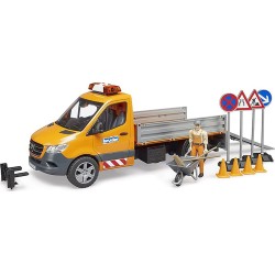 bruder Mercedes Benz Sprinter Municipal Works Vehicle With Figure And Accessories BR002677 4001702026776
