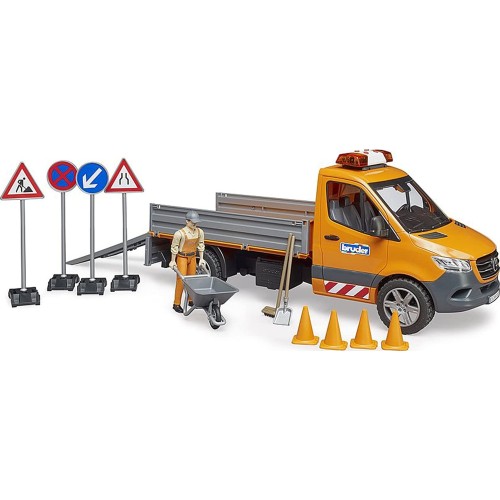 bruder Mercedes Benz Sprinter Municipal Works Vehicle With Figure And Accessories BR002677 4001702026776