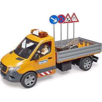 bruder Mercedes Benz Sprinter Municipal Works Vehicle With Figure And Accessories BR002677 4001702026776