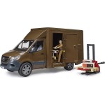 bruder Mercedes Benz Sprinter Delivery Van With Pallet Mover And Driver - UPS 02678 4001702026783