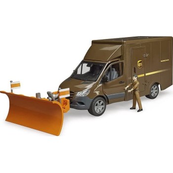 bruder Mercedes Benz Sprinter Delivery Van With Pallet Mover And Driver - UPS 02678 4001702026783