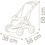 Smoby Toys Baby Nurse Dolls Pram Καροτσάκι κούκλας 254018 3032162540183