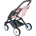 Smoby Twin Toy Pretend Play Pushchair For Dolls And Baby Dolls In Light Pink 253217 3032162532171