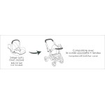 Smoby Maxi-Cosi 3-In-1 Combination Dolls Pram - For Dolls Up To 42 Cm 253120 3032162531204