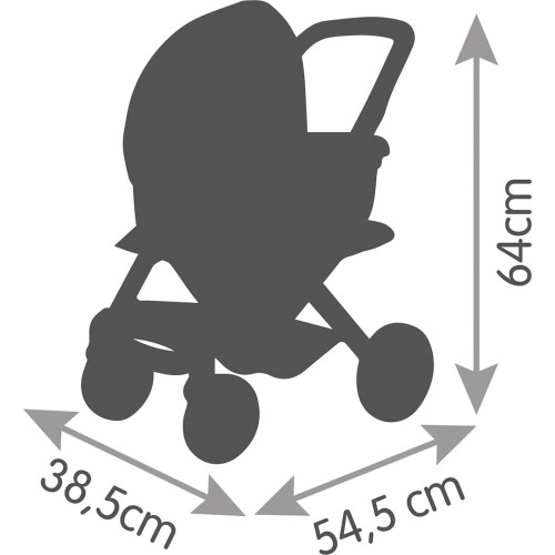 Smoby Maxi-Cosi 3-In-1 Combination Dolls Pram - For Dolls Up To 42 Cm 253120 3032162531204