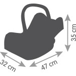 Smoby Maxi-Cosi Doll Car Seat - Car Seat With Carrying Handle In Original Maxi 240238 3032162402382